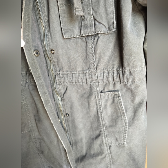 BB Dakota "Twilight Bella Swan" Y2K Grunge Distressed Military Field Jacket L - Picture 7 of 14